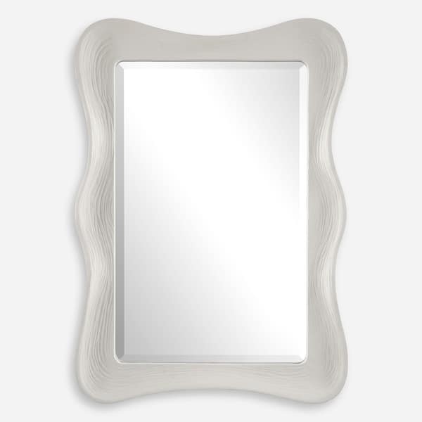 slide 2 of 6, Uttermost 09954 Whitehaven 25-1/2" W x 35-5/8" H Rectangular Framed Matte White