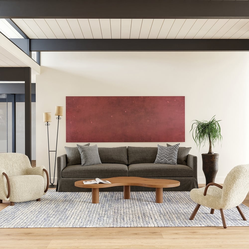 Nuloom Melrose Checked Wool Area Rug