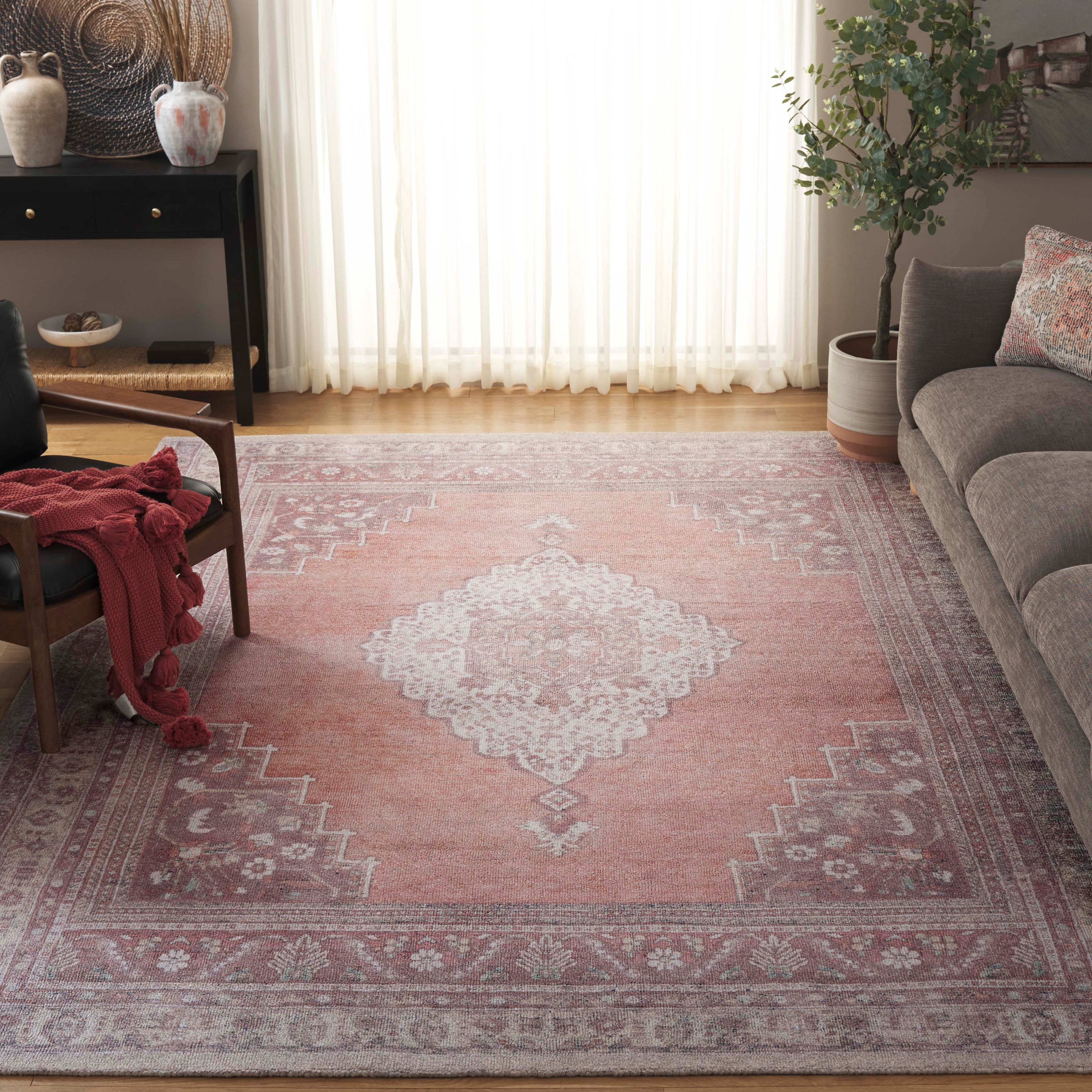 SAFAVIEH Handmade Classic Zuzana Vintage Shabby Chic Rug