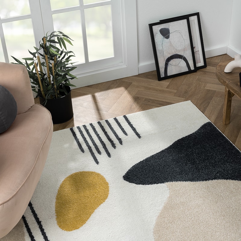 Abani Rugs Deco DEC180A Modern Abstract Area Rug