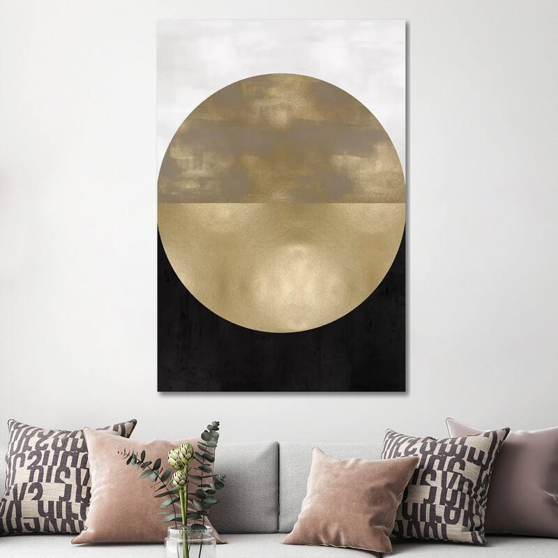 iCanvas "Gold Sphere" by Justin Thompson Canvas Print