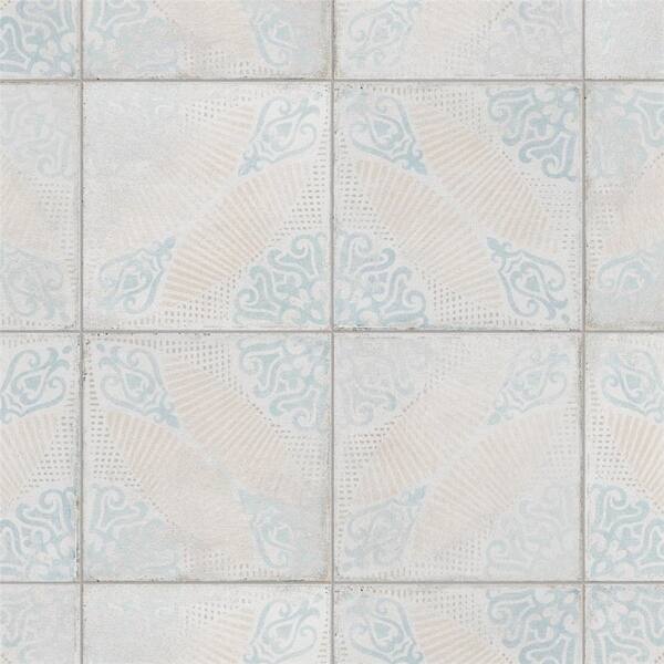 Shop Somertile 5 75 X 5 75 Inch Barcelona Decor Guell Porcelain Floor And Wall Tile 44 Tiles 10 77 Sqft Overstock 31267205