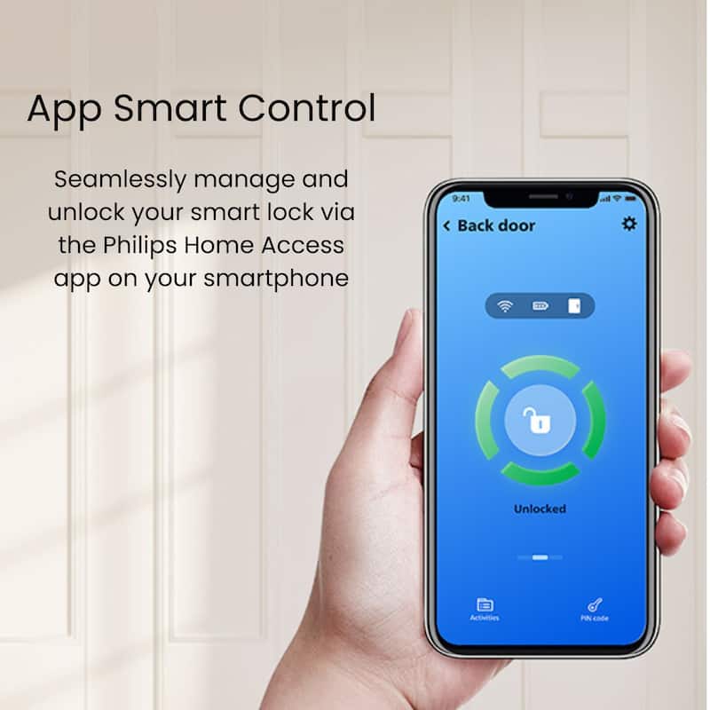 Philips Bluetooth Touchscreen Smart Deadbolt with Handle Set