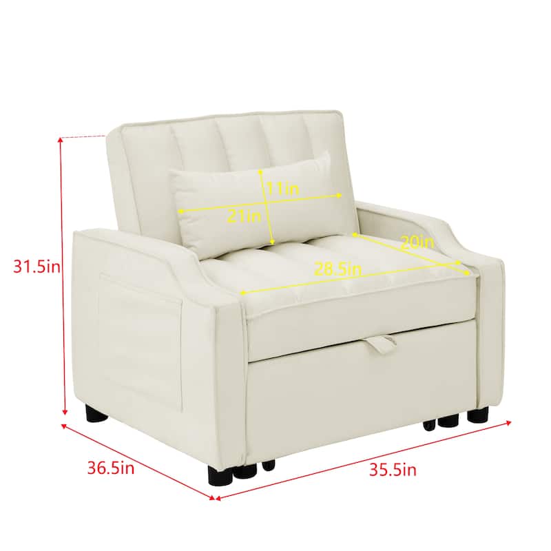 velvet loveseat sofa couch pull out bed