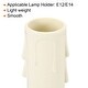 Angoily 18 Pcs Candle Tear Sleeve Crystal Candle Holder E12 Socket Hanging Ceiling