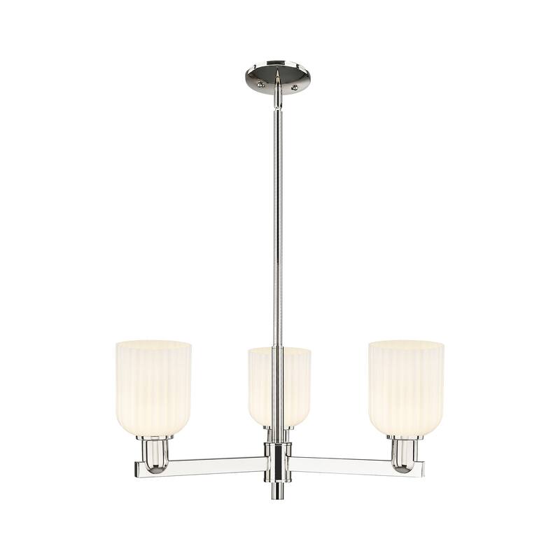 Innovations Lighting Downtown Urban - Bridal Veil - 3 Light 18" Chandelier