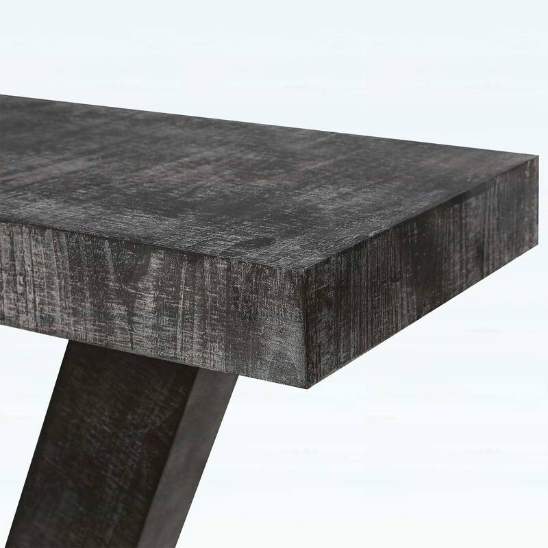 Vintage Distressed Wood Entryway Console Table