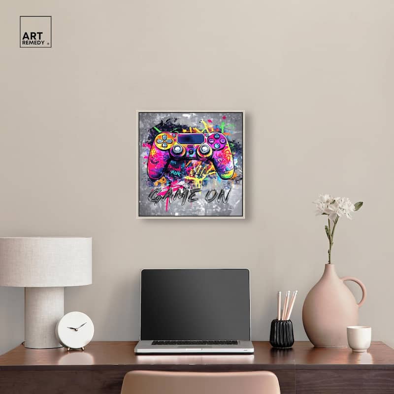 Game On Canvas by Art Remedy