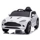 preview thumbnail 1 of 41, Licensed Aston Martin 12V Dual-Drive Kids Ride-On Car with Remote Control, Music, USB, LED Headlights, 4 Wheels, Ages 3-8 White