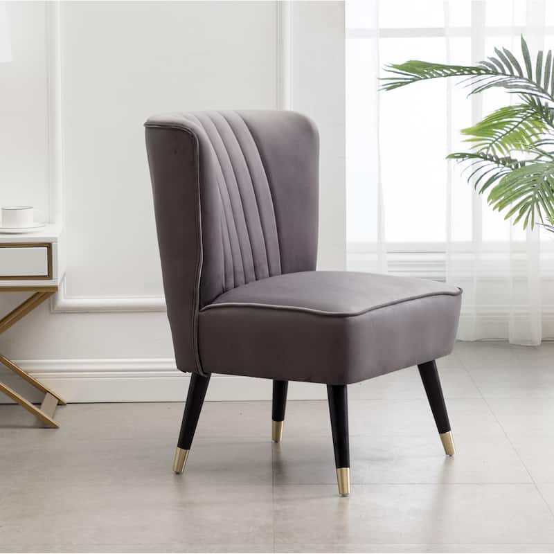 26" Polyester Accent Chair