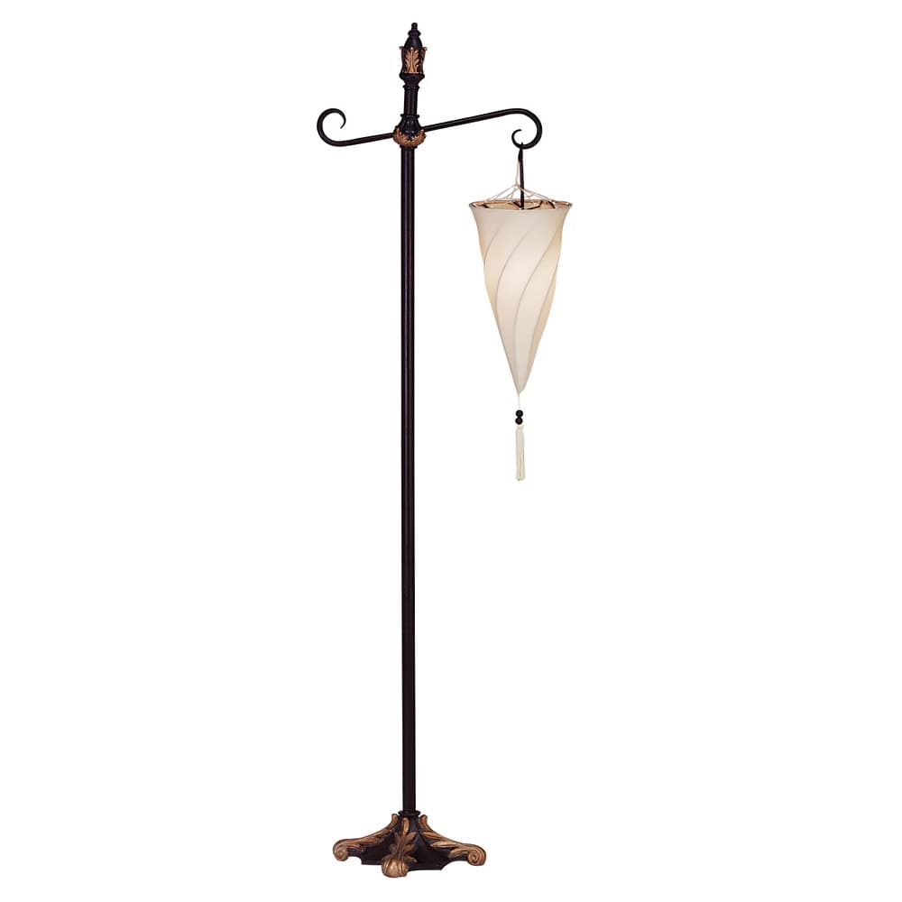 Floor lamp deals hanging shade