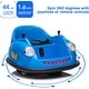 preview thumbnail 30 of 62, Electric Bumper Cars for Toddlers,12V Ride-On Car with Remote Control,360-Degree Spin