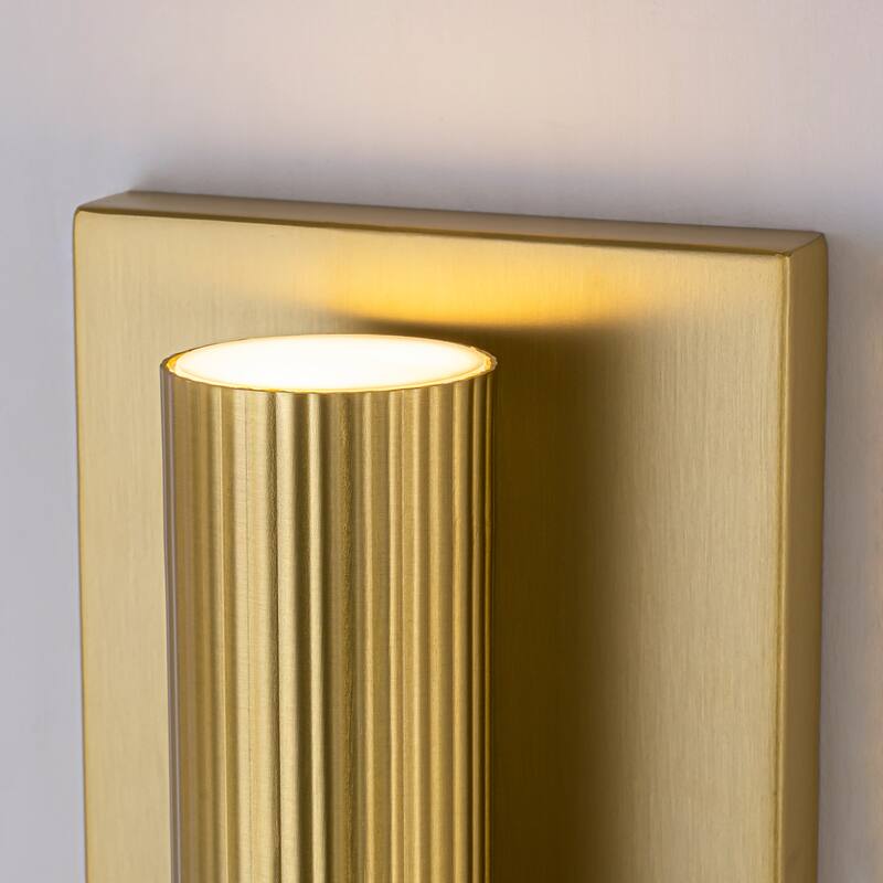 2-Light Modern Glam Integrated LED Wall Sconce