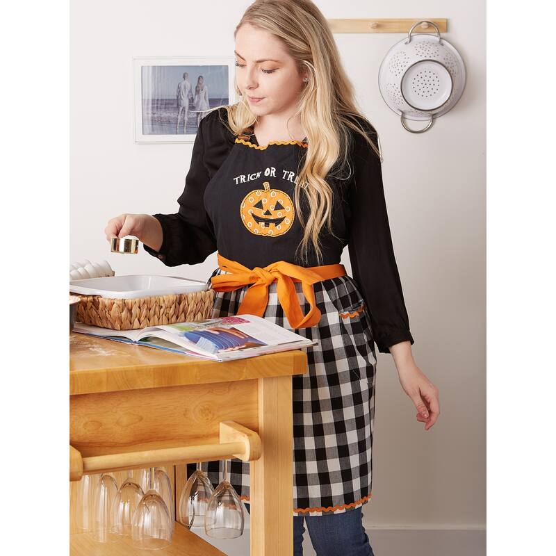 DII Halloween Trick Or Treat Apron, One Size
