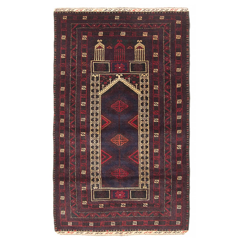 Teimani Brown Rug 3'0" x 5'3" - 3'0 x 5'3