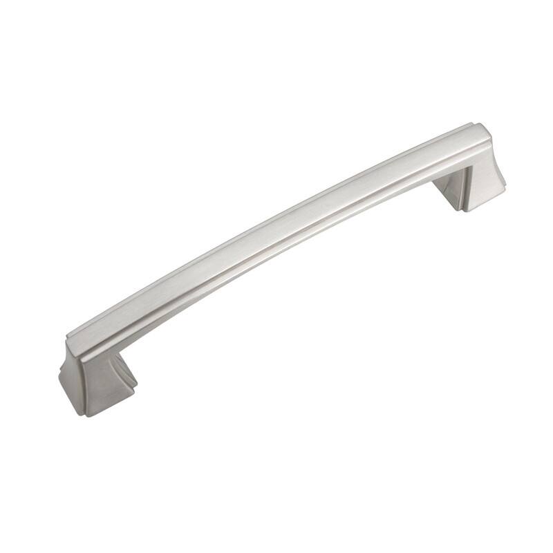 Utopia Alley Brett Pull Handle - Decorative Cabinet Drop Pull Handles for Cabinets, Brushed Nickel, 5.0" Center to Center