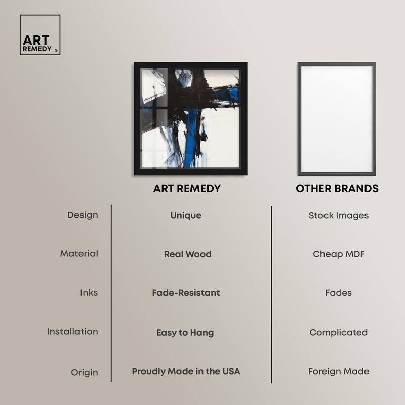 Blue Streak I Shadowbox by Art Remedy