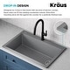 preview thumbnail 143 of 146, KRAUS Bellucci Workstation Topmount Drop-in Granite Kitchen Sink