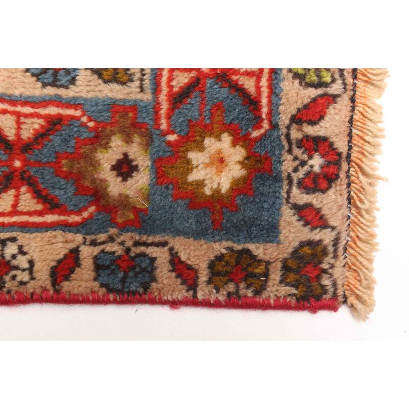 ECARPETGALLERY Hand-knotted Melis Vintage Dark Copper Wool Rug - 3'5 x 5'1