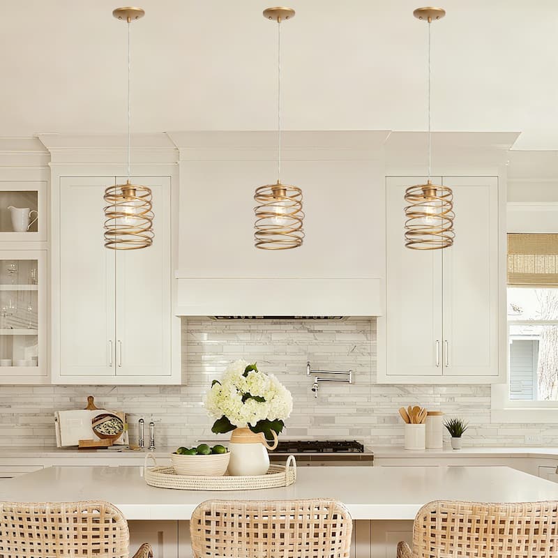 Modern Farmhouse 1-Light Pendant Light for the Kitchen Island Dining Room