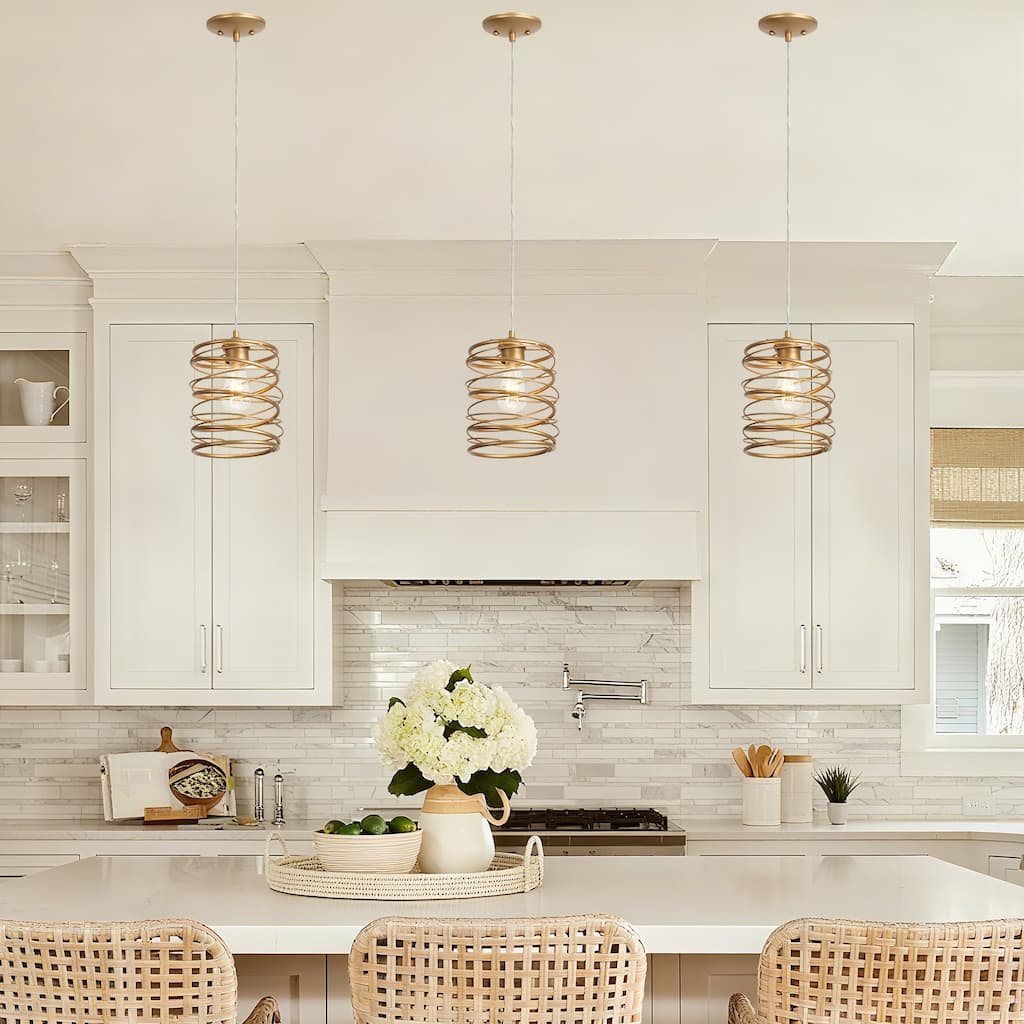 Modern Farmhouse 1-Light Pendant Light for the Kitchen Island Dining Room