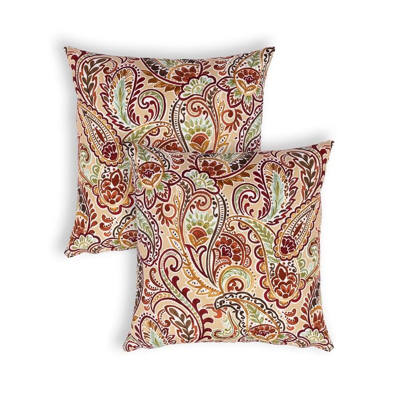 Sherry Kline Paisley Pattern Indoor/Outdoor Collection - 18"x18"