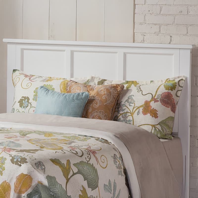 Madison Queen Foundation Bed Frame with Matching Footboard in White