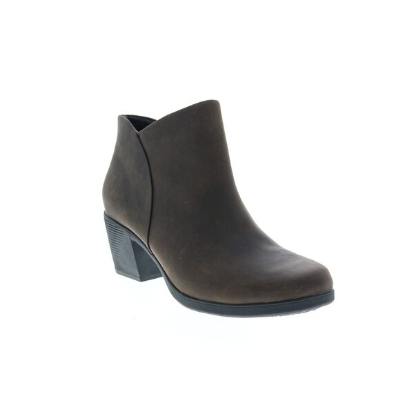 Clarks Un Lindel Zip Brown Womens Ankle & Booties Boots - Overstock - 34253877