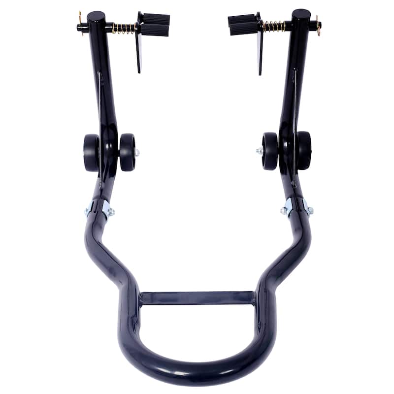 Motorcycle Stand 1000LB Sport Bike Front and Rear Wheel Lift Swingarm Paddock Stands Black U