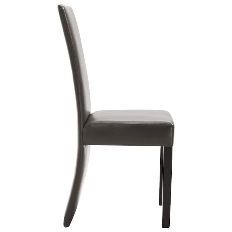 vidaXL Dining Chairs 4 pcs Gray Faux Leather