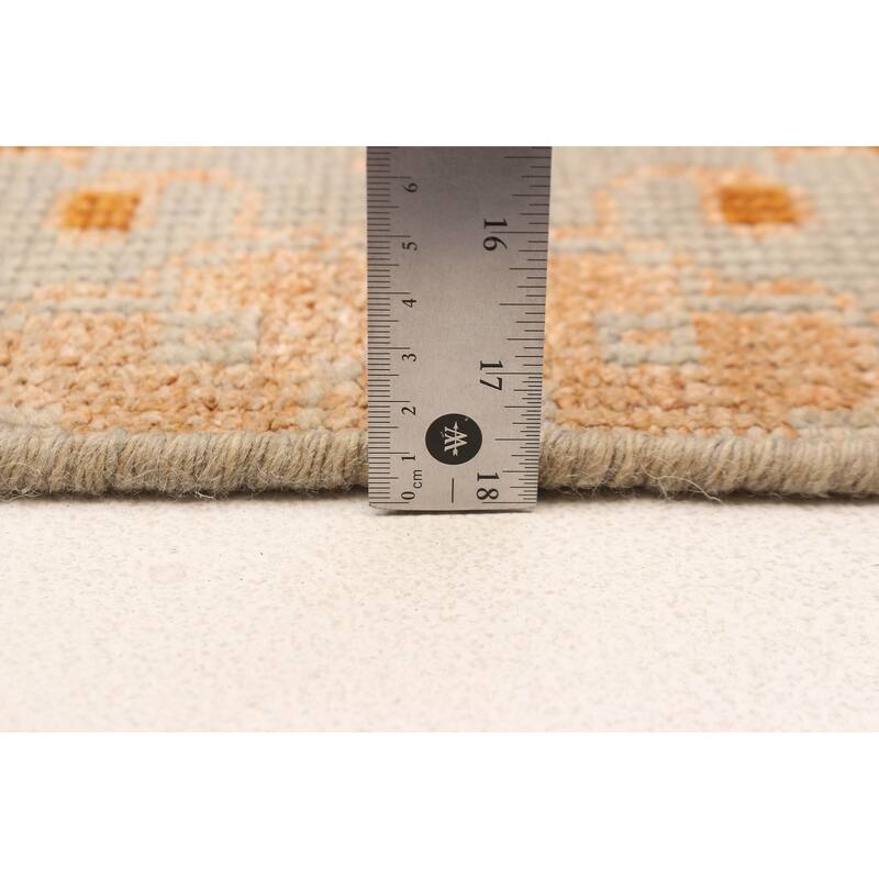 ECARPETGALLERY Hand-knotted Tangier Light Blue Silk, Wool Rug - 5'2 x 7'6