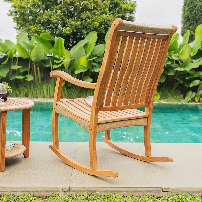 Cambridge Casual Marrakesh Teak Wood Outdoor Rocking chair