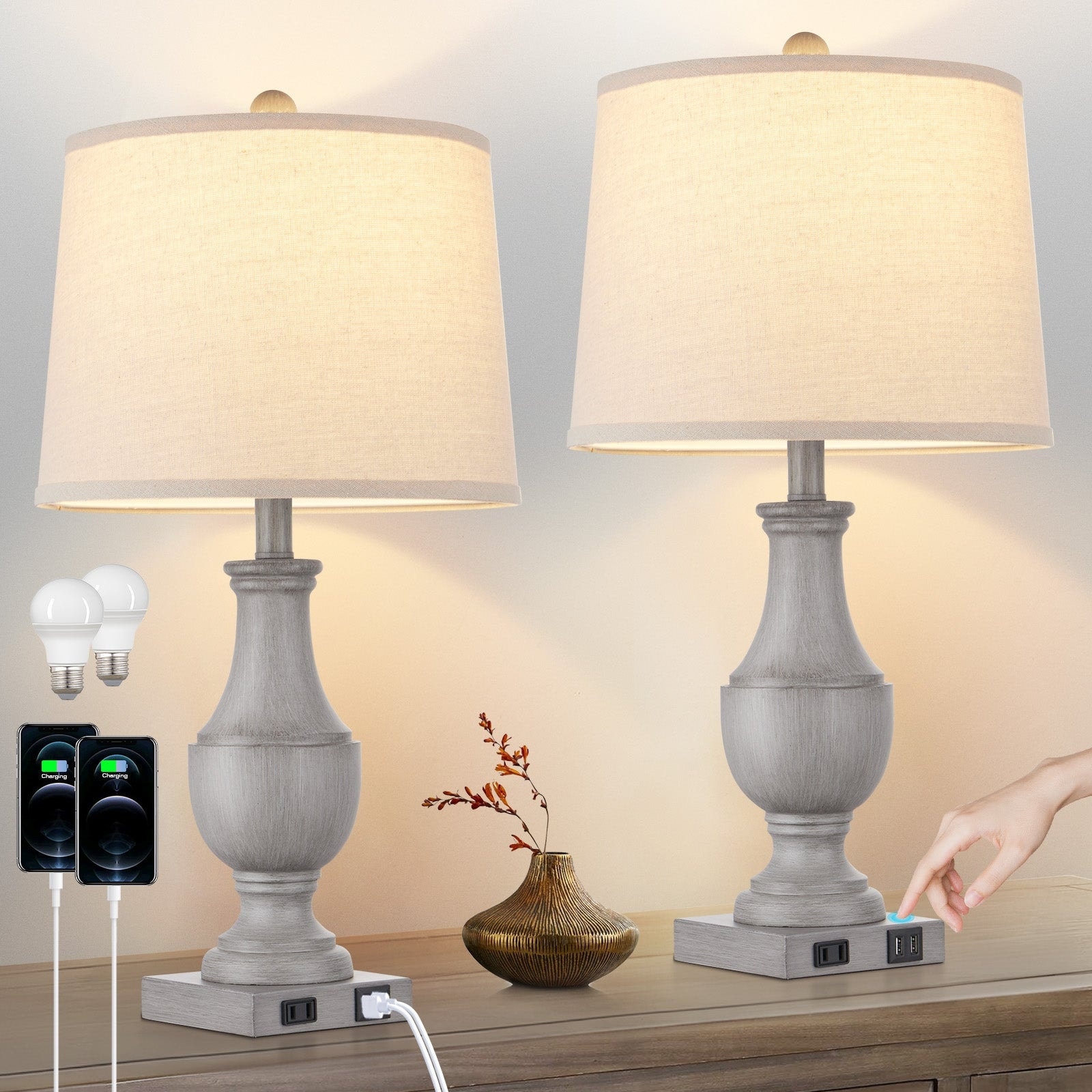 Gray lamps sale
