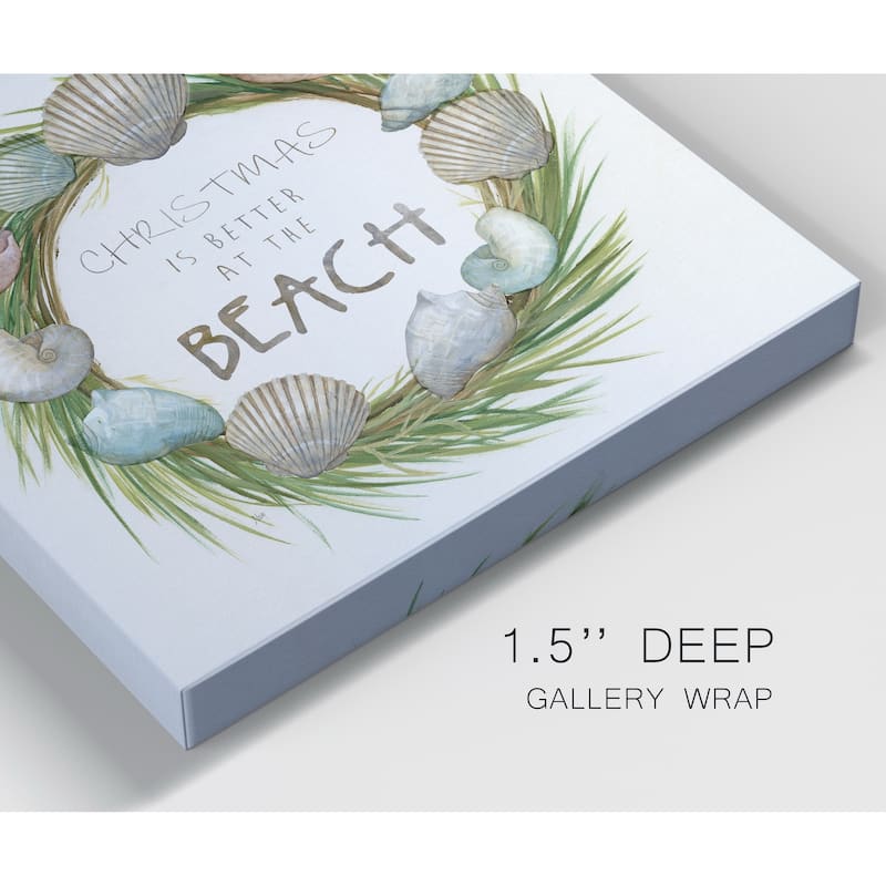 Better at the Beach-Premium Gallery Wrapped Canvas - Ready to Hang