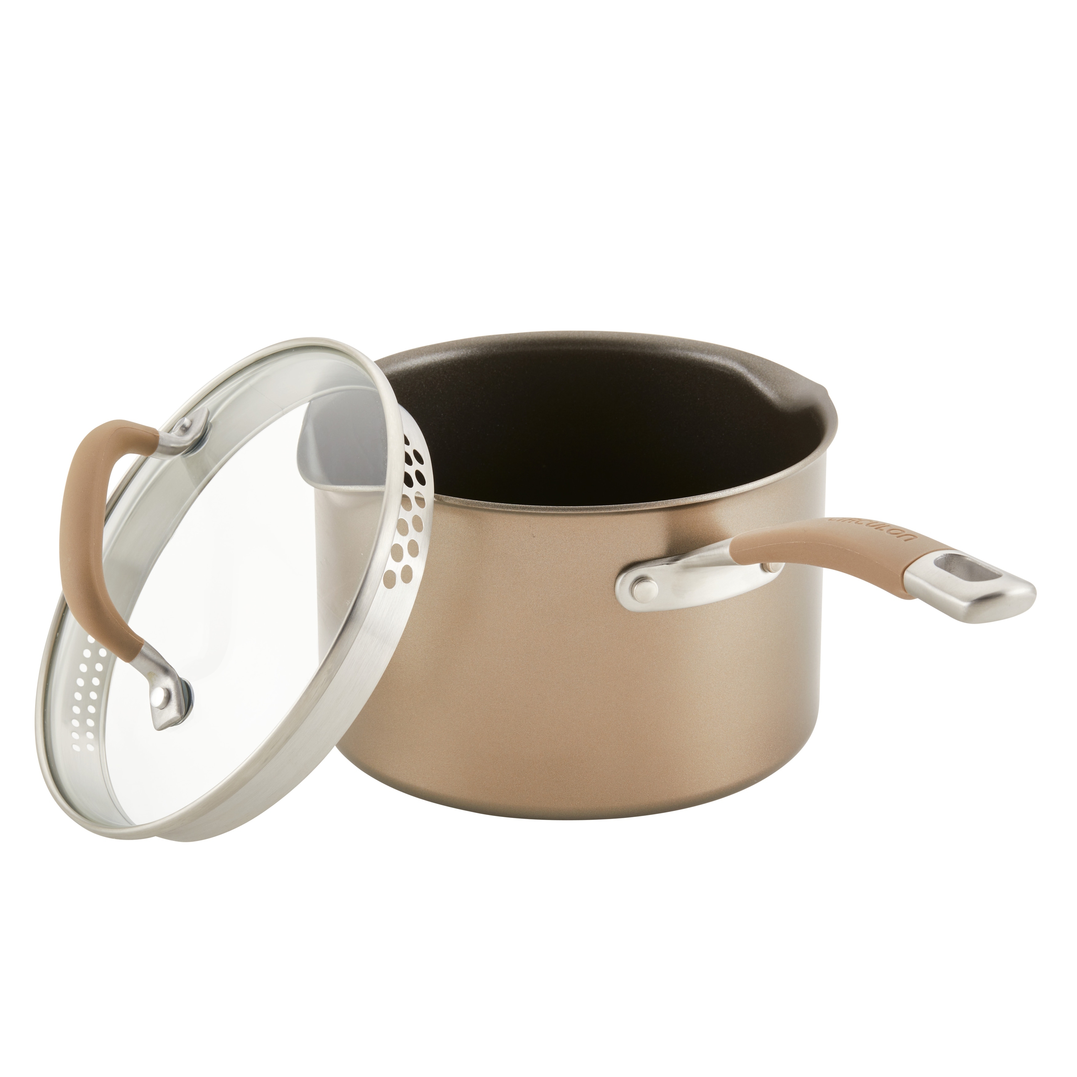 Anolon Advanced Bronze Hard Anodized Nonstick Cookware Set, 9 pc, Gray -  Bed Bath & Beyond - 37033694