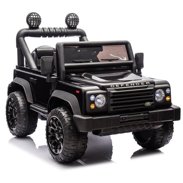 slide 2 of 36, 24V Land Rover Defender Kids Ride-On Car, Remote Control, Dual 55W Motors, Bluetooth, LED Lights, Ages 3-7