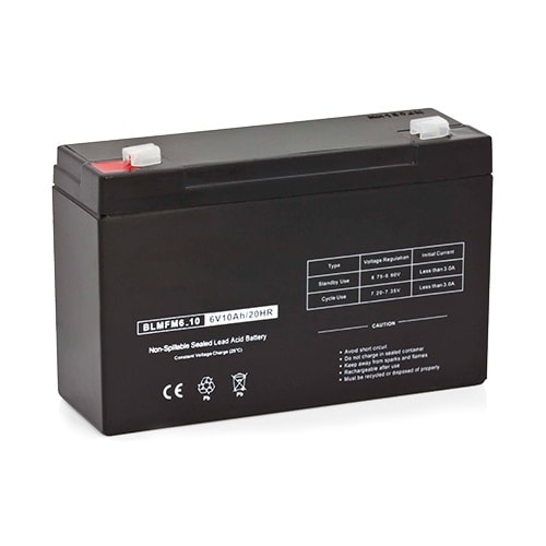 Replacement AGM SLA Battery 6V-10AH Single Pack Replacement AGM SLA Battery