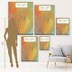Orange Abstract Wall Art Canvas 0267 - Bed Bath & Beyond - 39945238