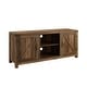 preview thumbnail 83 of 98, Middlebrook Firebranch 58-inch Barn Door TV Stand