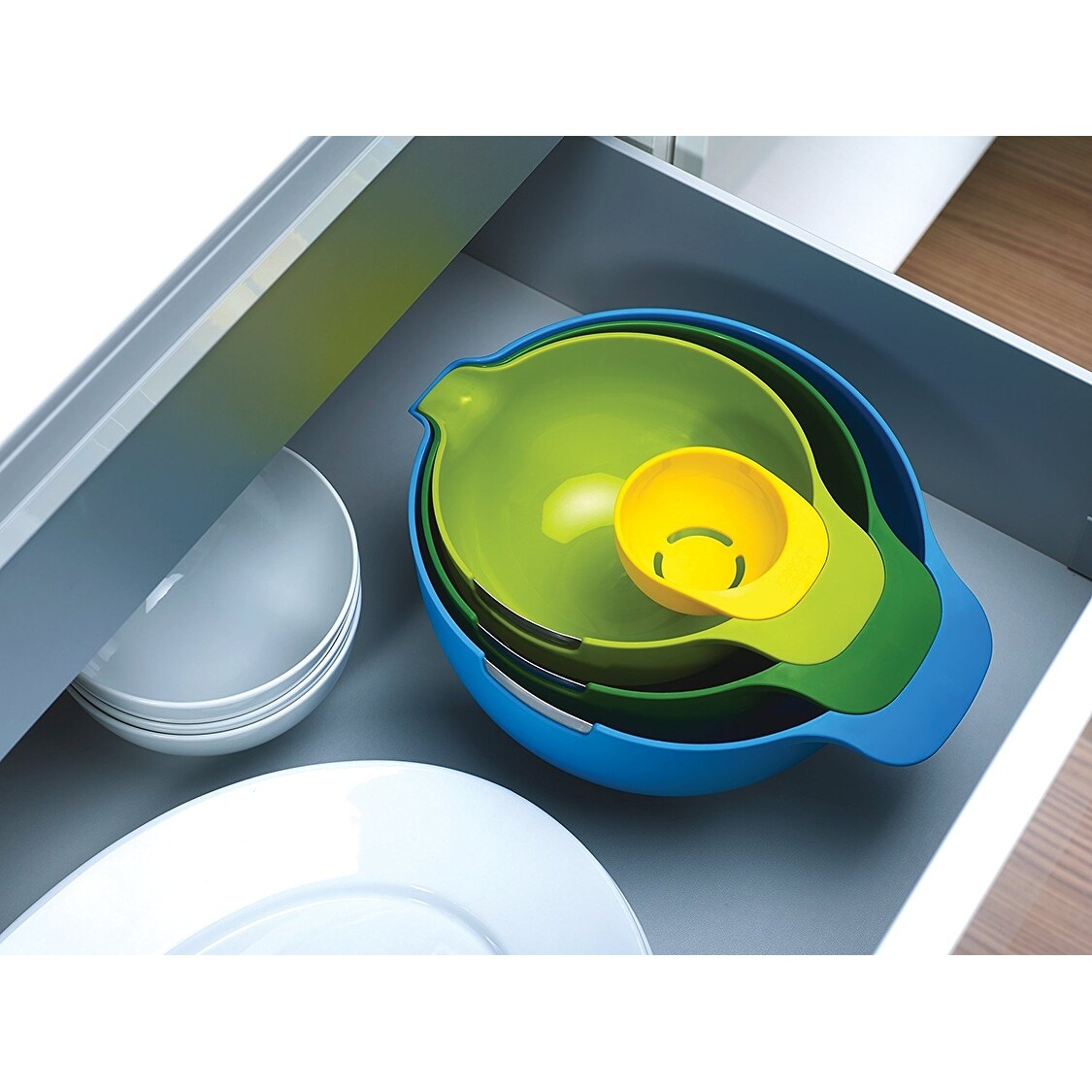 Shop Joseph Joseph Nest Mix 4 Piece Mixing Bowl Set With Egg Yolk Separator Multicolored Overstock 17815549