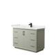 Option Light Green,Black Trim,Carrara Cultured Marble Top