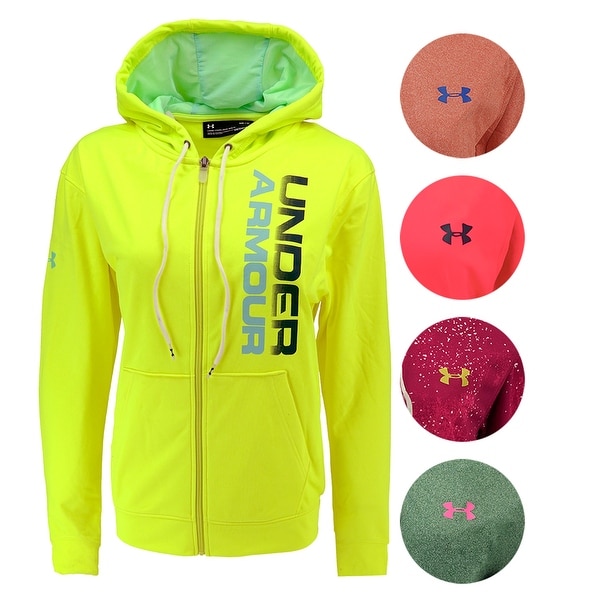 neon yellow under armour hoodie