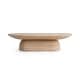 preview thumbnail 5 of 7, Studio London Maddox Pill Shaped Coffee Table with Roman Fluted Design
