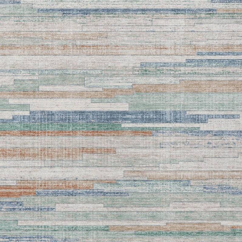 HomeRoots Striped Transitional Rectangle Outdoor Rug