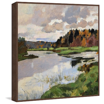 Yes to Adventure Floater Framed Print on Canvas
