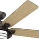 preview thumbnail 5 of 25, Hunter 54" Key Biscayne Outdoor Ceiling Fan with LED Light Kit and Pull Chain, Damp Rated