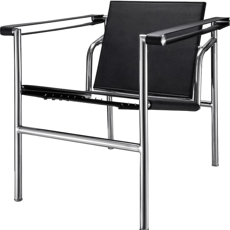 HomeRoots 24" Silver Stainless Steel Arm Chair - 23.62 in. x 24.80 in. x 24.41 in.