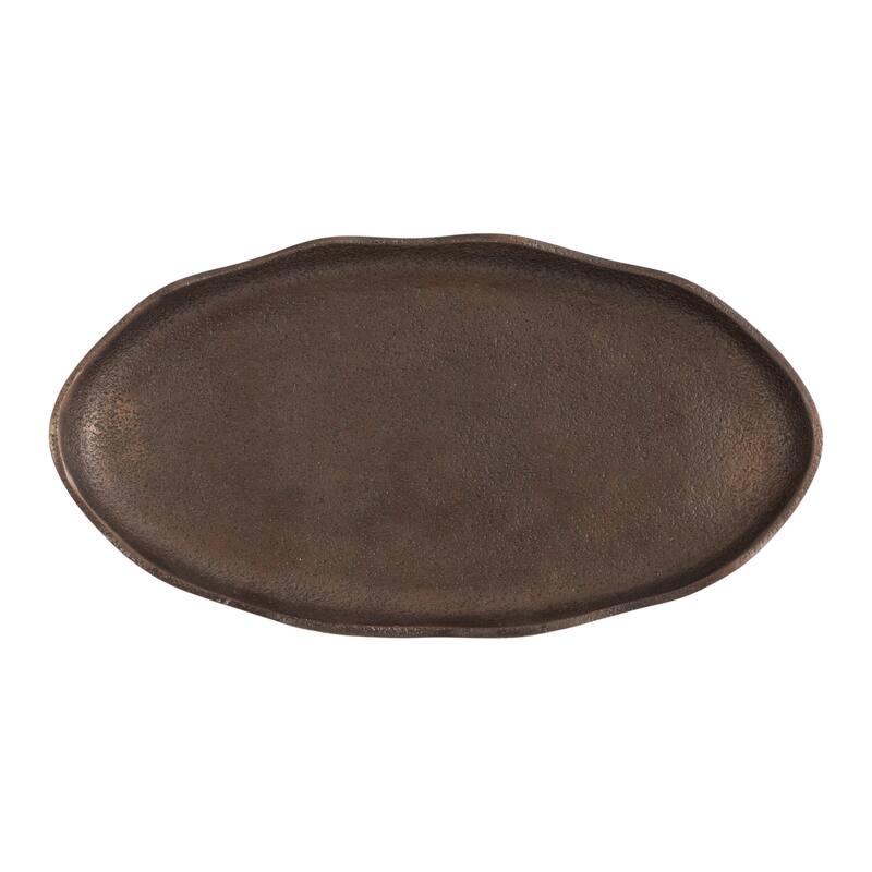 Kate and Laurel Alessia Oval Decorative Tray