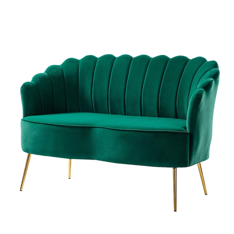 Xabier 52''Loveseat with Flower Shaped Back Design