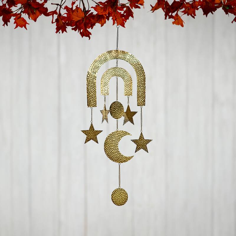 Gold Moon Hanging Decor